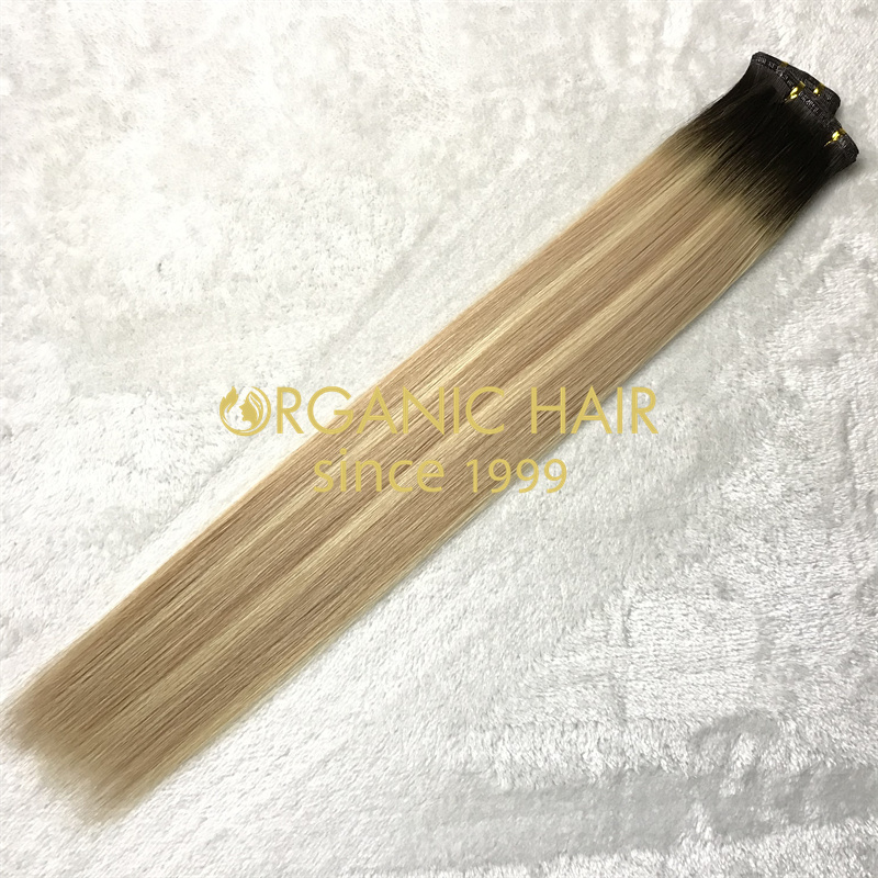 Wholesale best seamless flat weft extensions V115