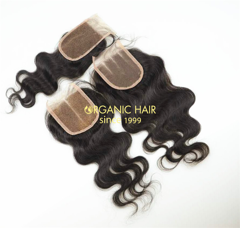 4'*4' Silk Straight Lace Closure Virgin Brazilian Hair