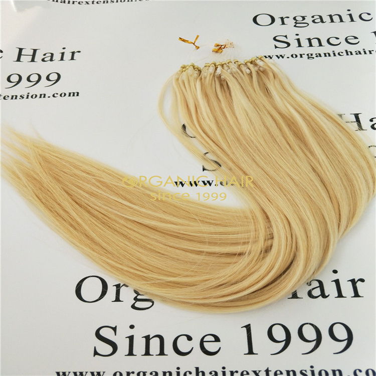 High quality remy hair micro ring extensions supply V97