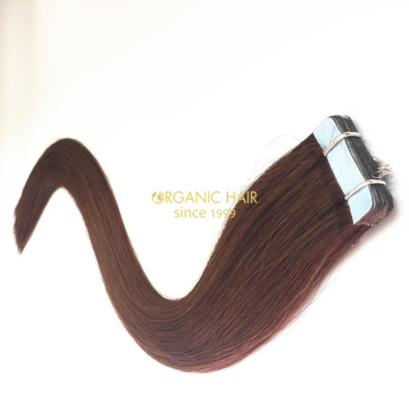 Top grade human hair extensions cheap tape hair 