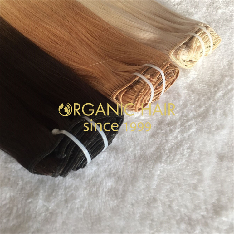 High quality easy use remy human hair clip-ins extensions wholesale V96
