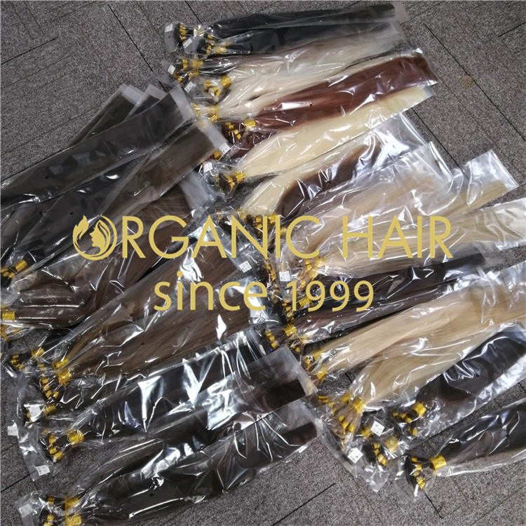 Indian tample hair extensions supplier rb124