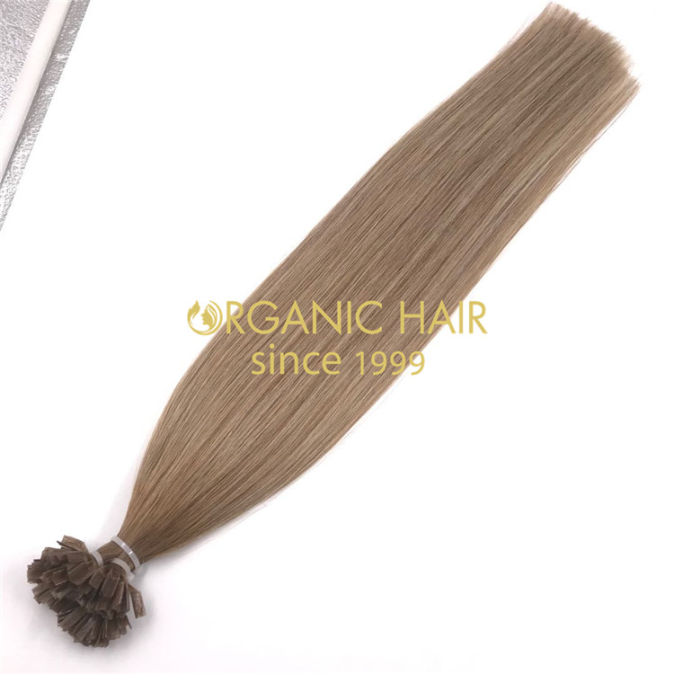 Human #T8/P8/60 keratin vtip hair extensions X280