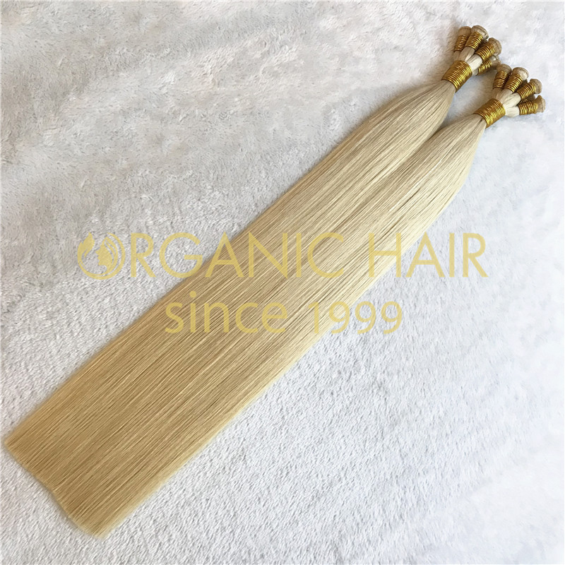 Cuticle remy hair hand-tied weft factory A14