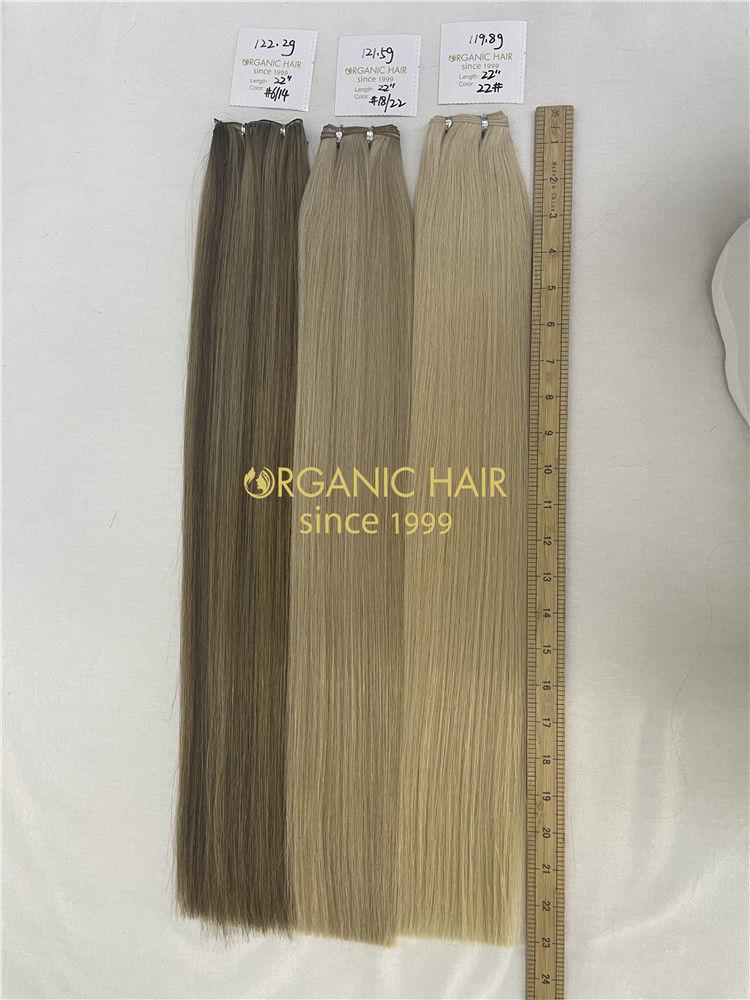 New arrival genius weft stocks from chinses hair extensions factory-r130