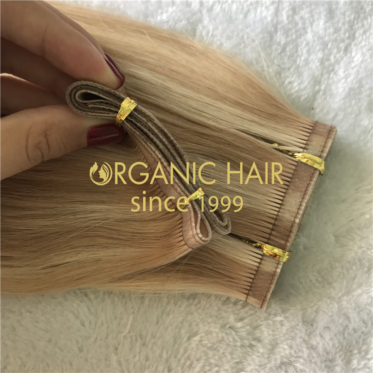 Organic new flat weft extension no shedding H207