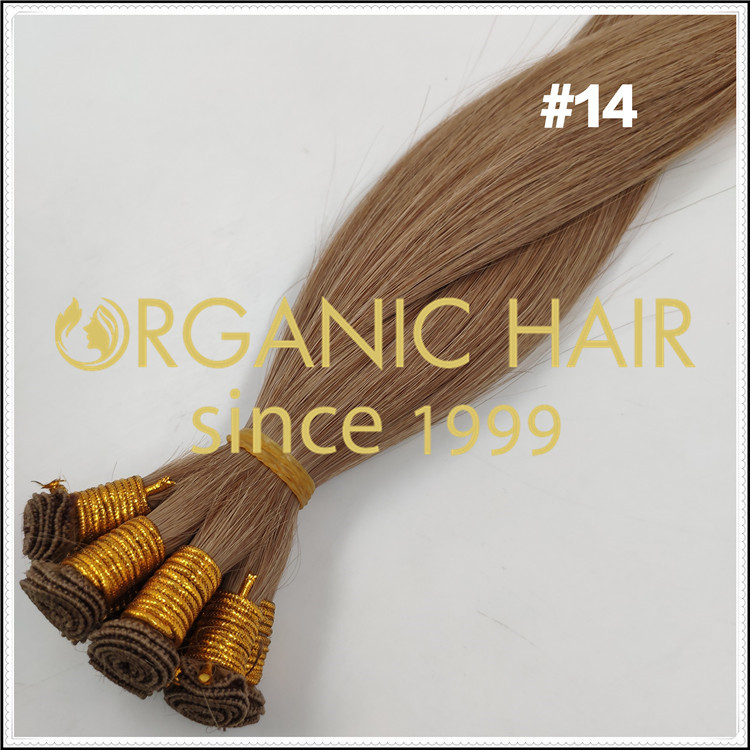 Hand-tied #14 hair extensions C080