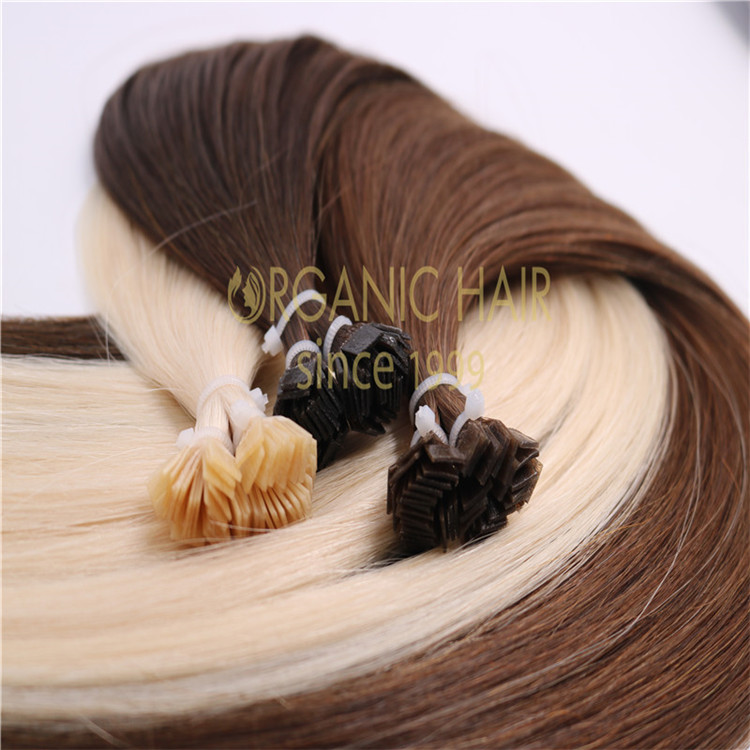 Keratin hair extension flat tip manufacturer A01