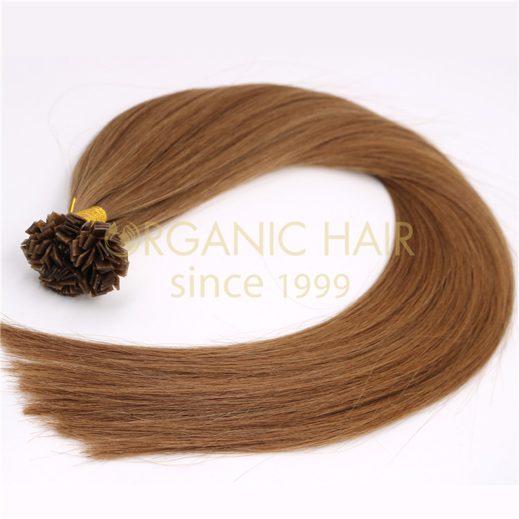 Flat tip keratin-tip hair extensions manufacturer A