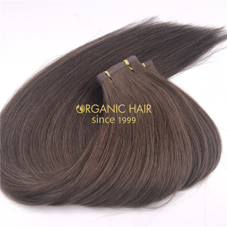 High Quality Flat Weft Hair Extensions H291