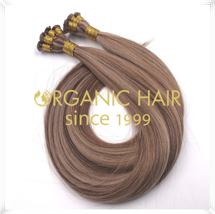 Sample order full cuticle hair weft C038