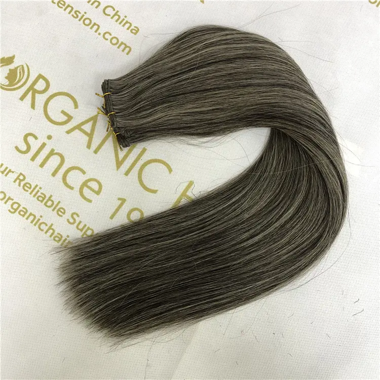Wholesale human full cuticle intact genius weft M1B/20 Color hot sale X421