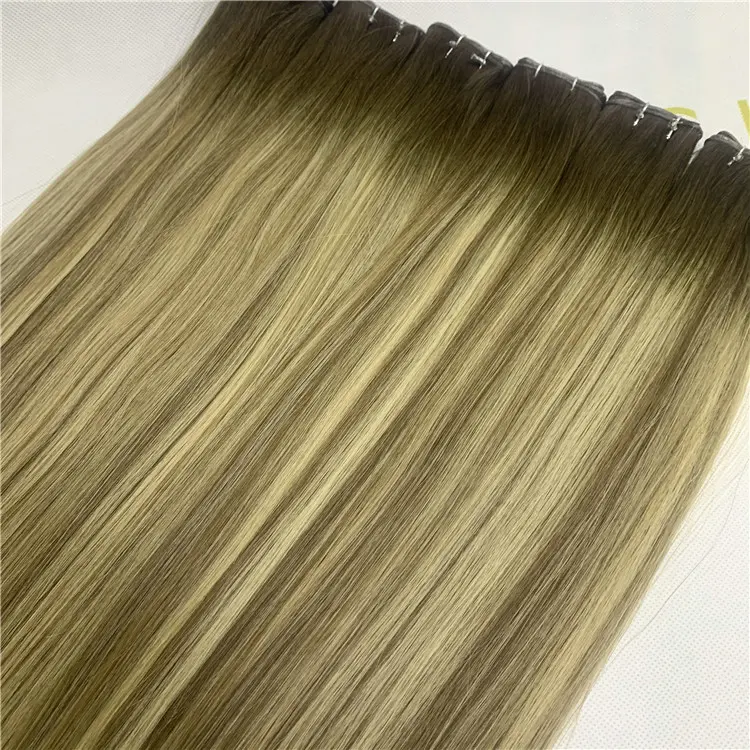 2023 New Invisible hair extensions genius weft near me -A17