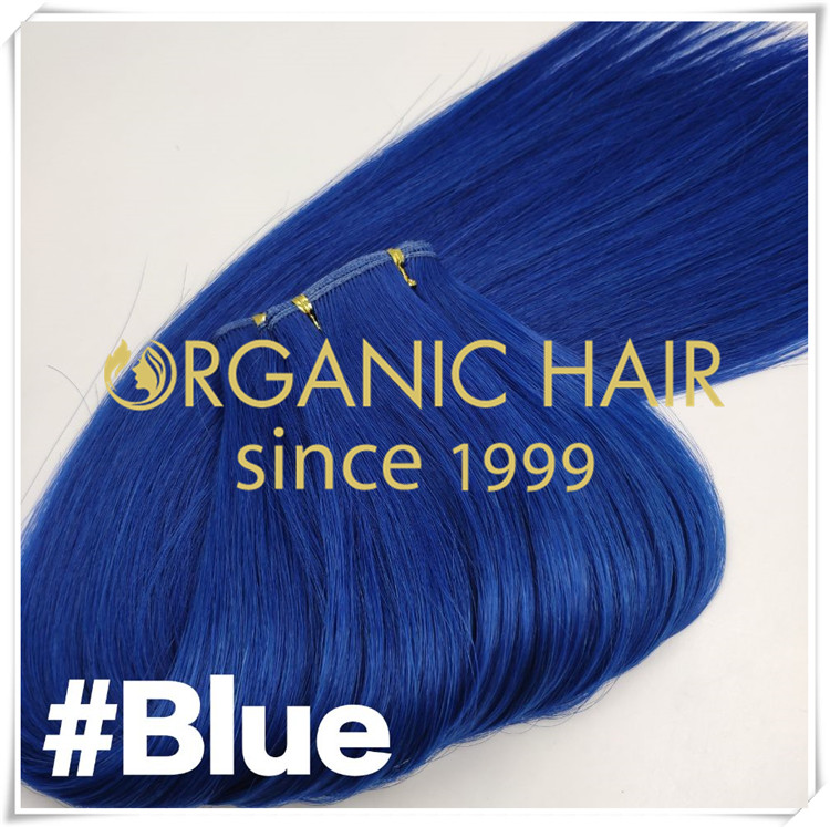 Realize your dream of blue hair extensions this summer  C0103