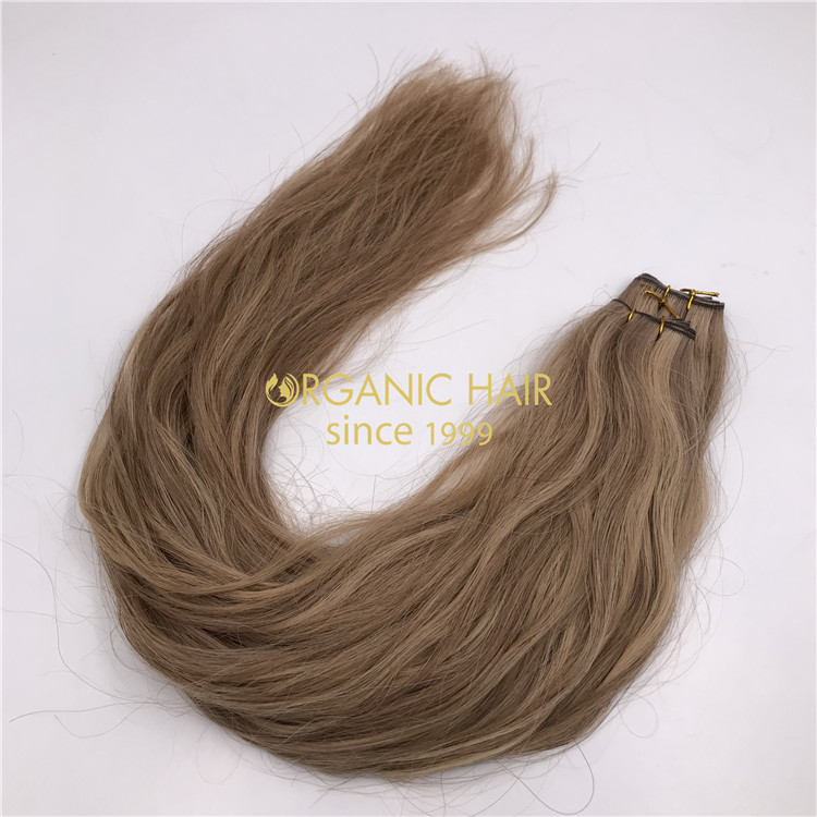 Wholesale 100% human cuticle Genius weft hair extensions natural wave X390