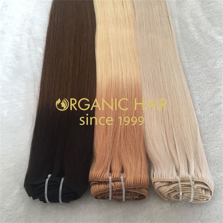 High quality easy use remy human hair clip-ins extensions wholesale V96