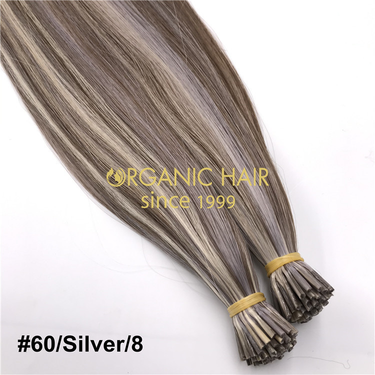 Piano color I-Tips hair extension H233