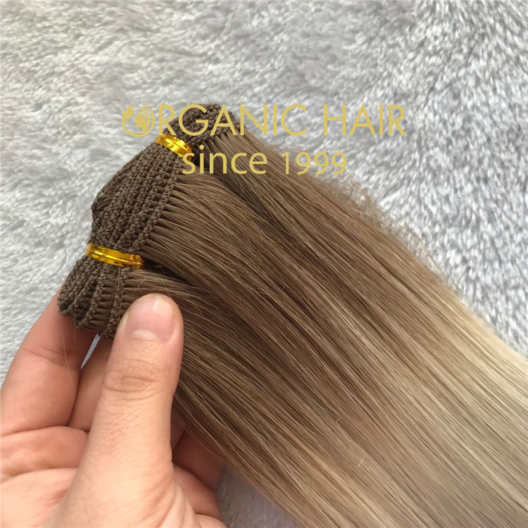 Best factory russian remy hair 100% human handtied weft J16