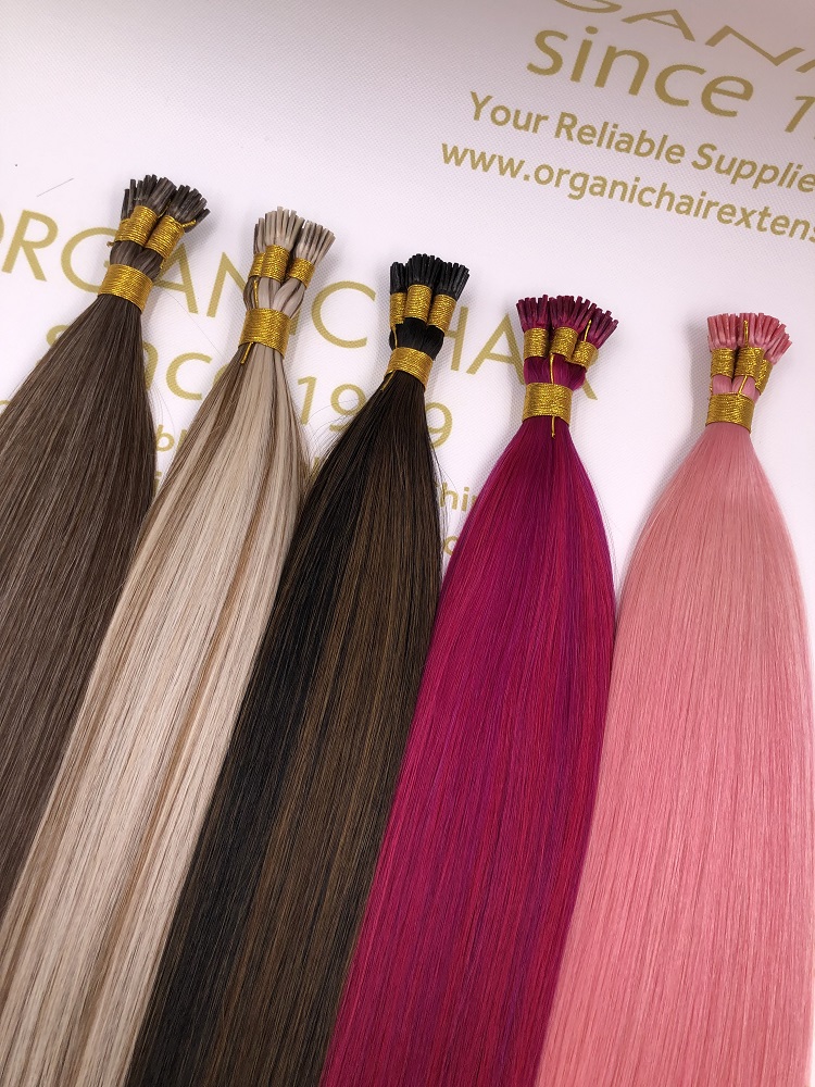 100% human colored hair extensions supplier from china hair factory -r133