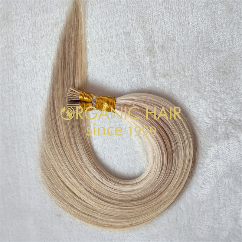 Full cuticle remy I-tp human hair supply V104