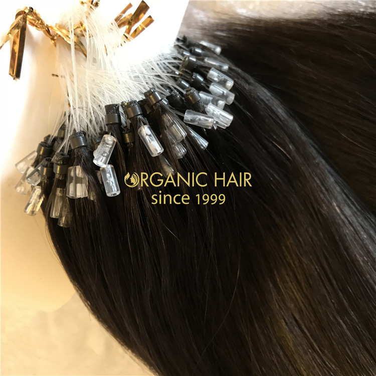 High quality mcro ring hair extensions wholesale V18