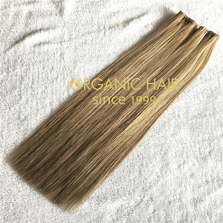 Wholesale popular uk flat weft hair extensions 2021 V34