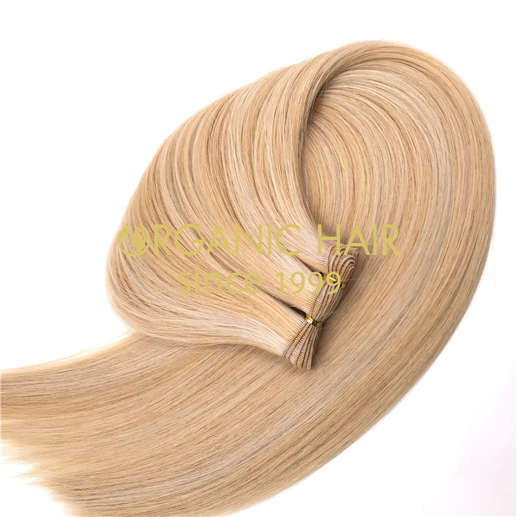 Full cuticle invisible beaded rows hair extensions supplier rb106