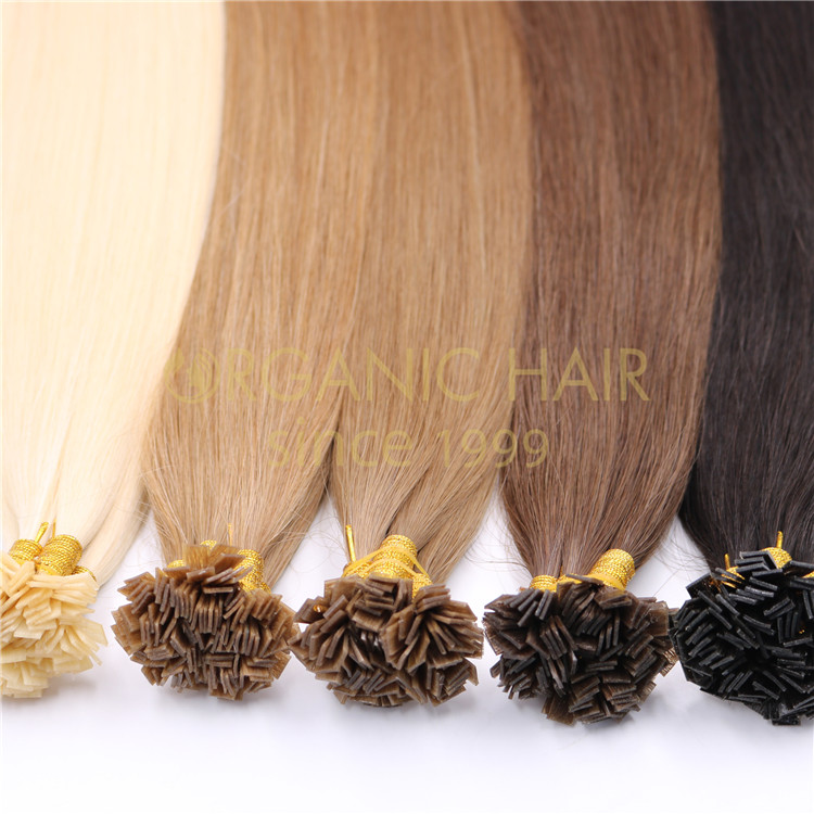 Flat tip keratin-tip hair extensions manufacturer A