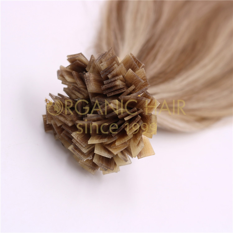 Flat tip keratin-tip hair extensions manufacturer A