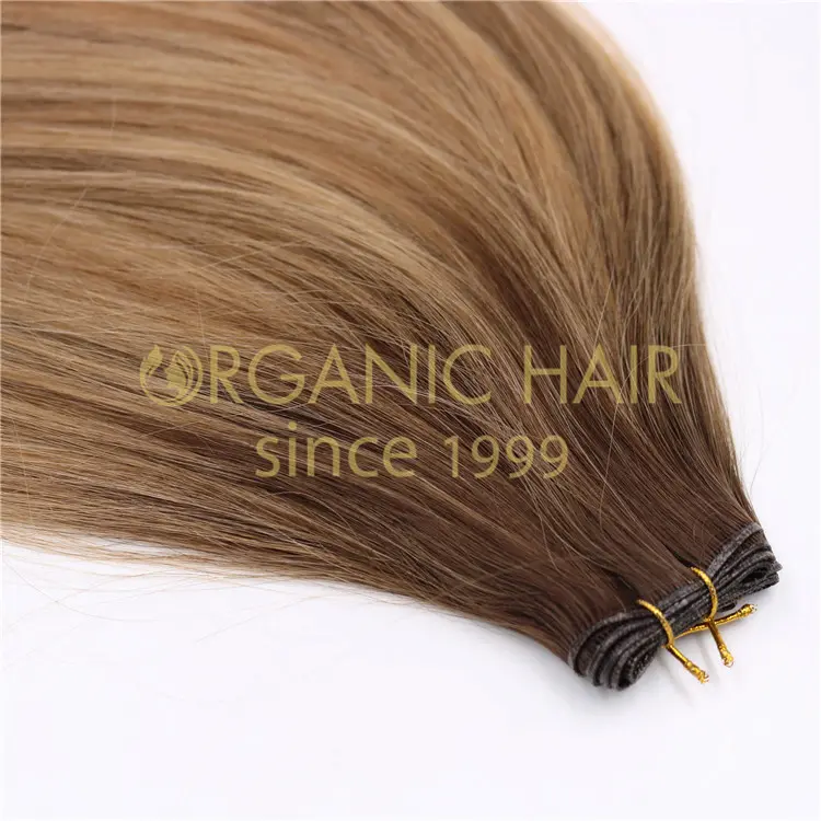Genius weft hair extensions rooted color hair wholesale - A