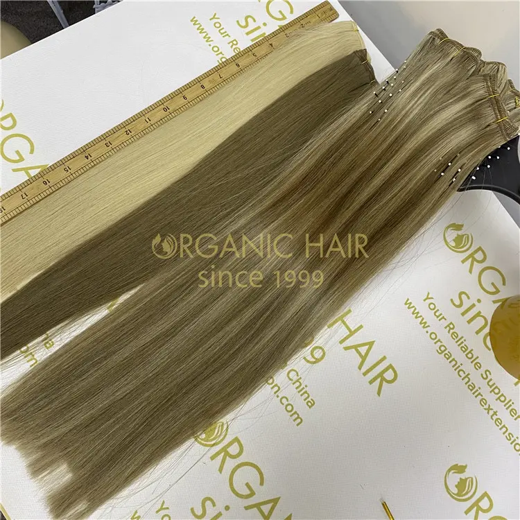 Light piano machine wefts hair extensions supplier in China r137