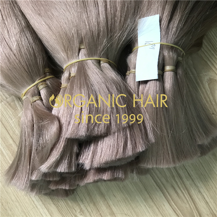 Unique human hair cuticle intact technology  H234
