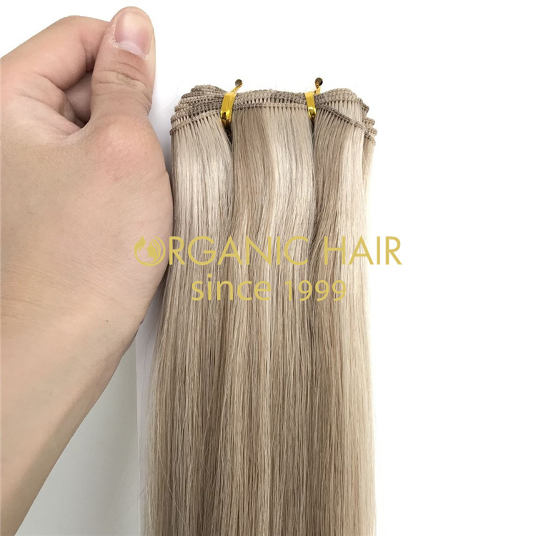 Wholesale strong durable machine weft hair extensions V58