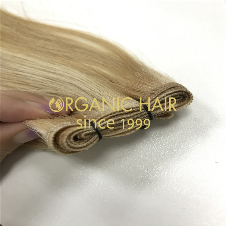 Thinner hair weft make hair extensions more comfortable