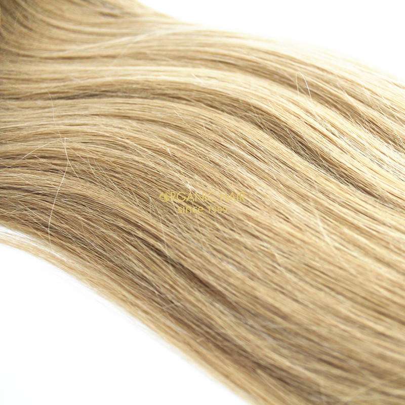 Brazilian straight colored human hair extensions