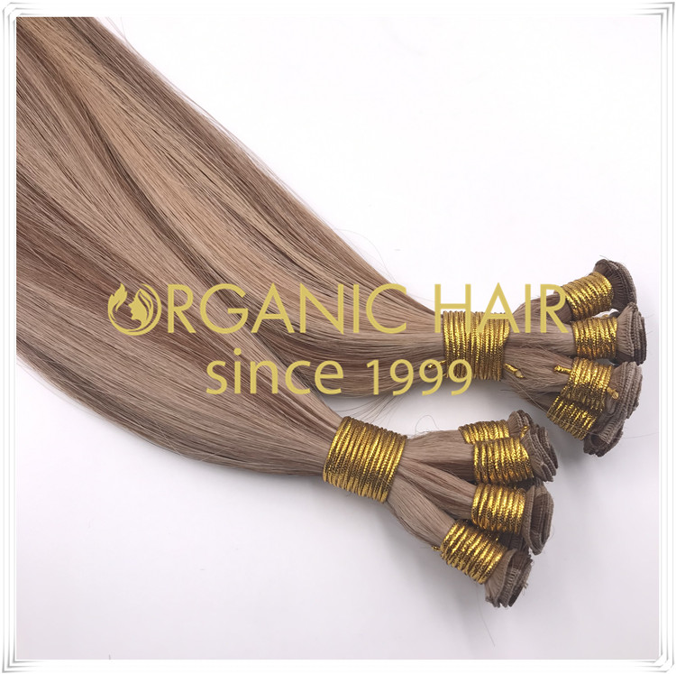 Sample order full cuticle hair weft C038