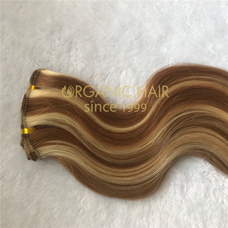 Body wave piano color hand tied weave wholesale RB76