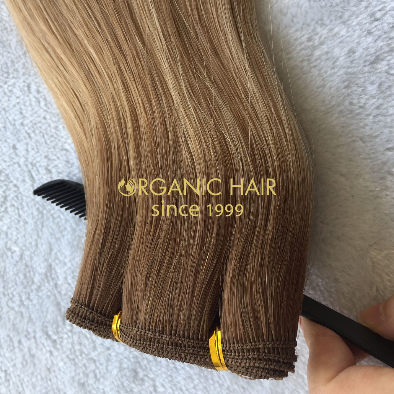 Cuticle intact hand tied wefts supplier H229