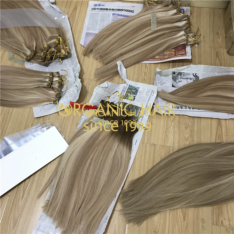 Best remy virgin full cuticle handtied hair wholesale V07