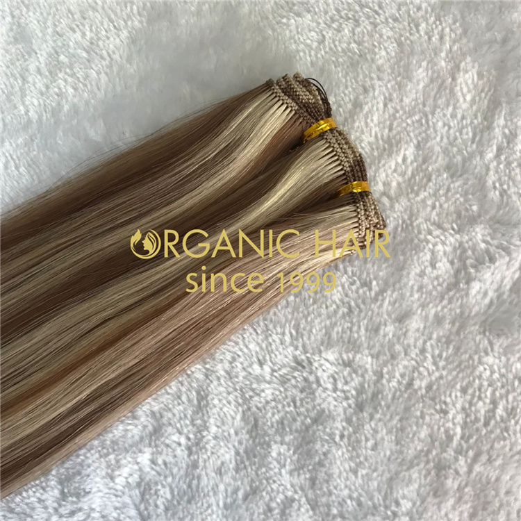 Professional factory wholesale best hand tied weft V66