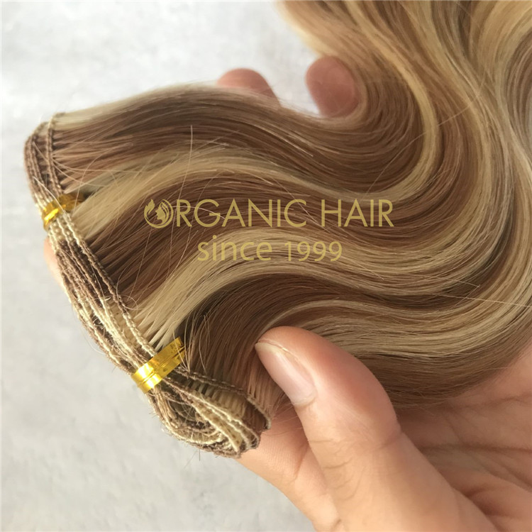 Body wave piano color hand tied weave wholesale RB76
