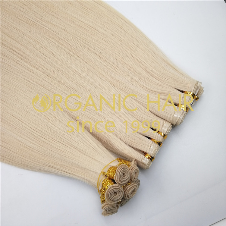 Chinese Hand Tied Weft Hair extensions Wholesale rb119