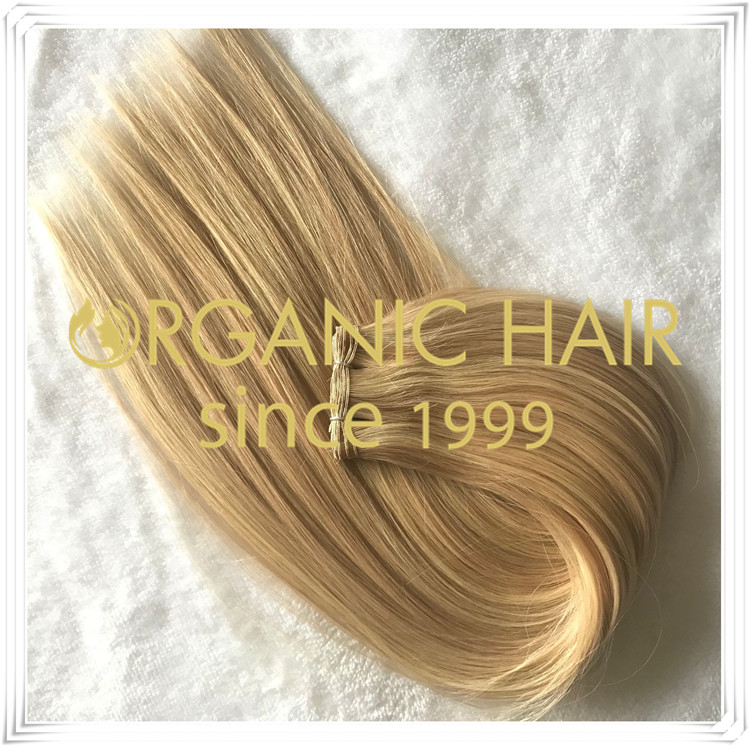 Popular piano color of hand tied weft C047