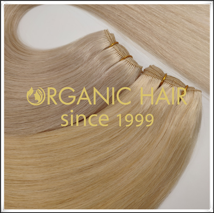 Compare #60 and #613 hand tied weft C069