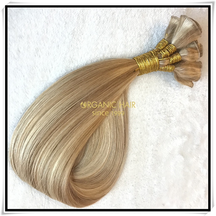 Very thin weft piano color #18/22 hand tied weft C036