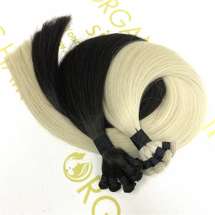 Best Hand Tied Wefts Hair Extensions Human Hair A