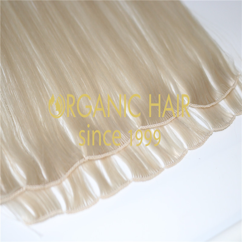  Hand-tied hair extensions without shedding or unraveling H235