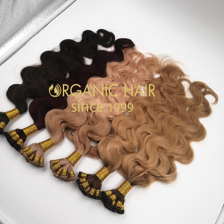 Top quality body wave hand ted weft wholesale RB20