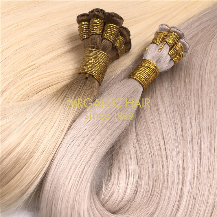 Wholesale full cuticle hand tied wefts and hot sale X311