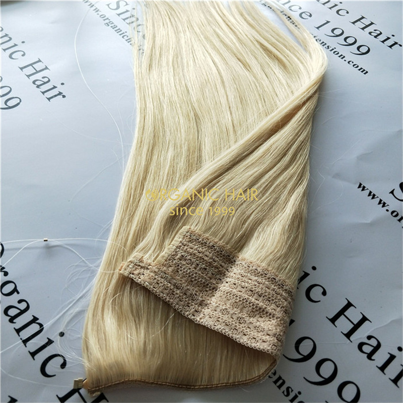 Supply easy-using remy halo hair extensions V118